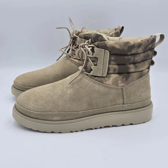 Ugg Classic Mini Lace Weather Smokescreen, Men's 8 Mustard Seed—Missing Galoshes - Picture 7 of 16